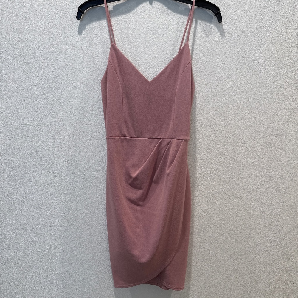 Pink spaghetti strap mini (Medium)